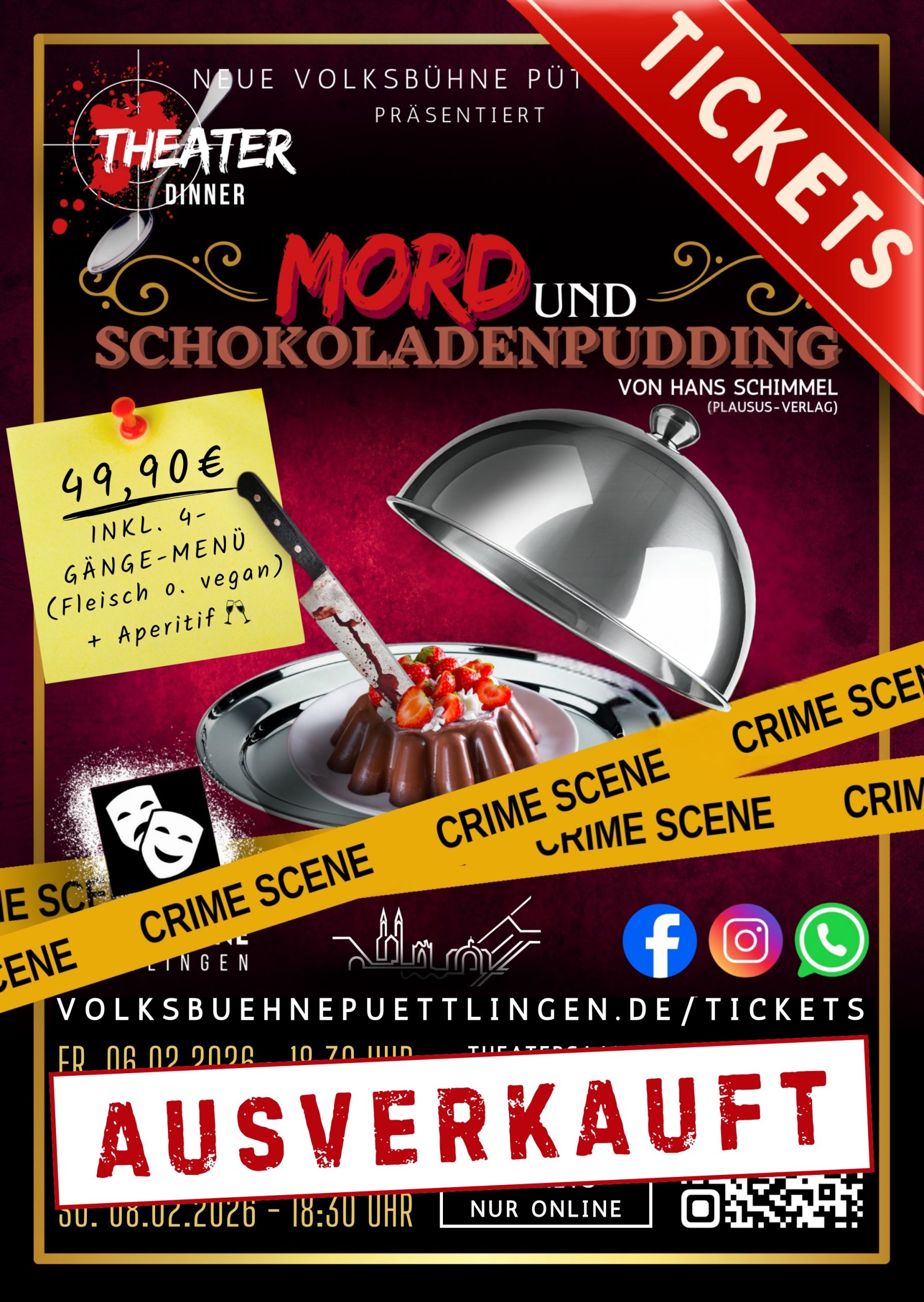 Theater Dinner ausverkauft